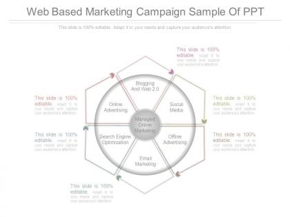 Web based marketing campaign sample of ppt