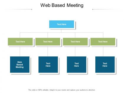 Web based meeting ppt powerpoint presentation pictures graphics example cpb