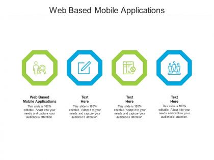 Web based mobile applications ppt powerpoint presentation slides clipart cpb
