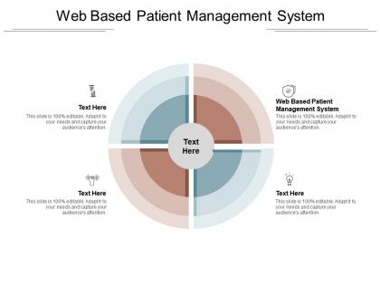 Web based patient management system ppt powerpoint presentation outline elements cpb