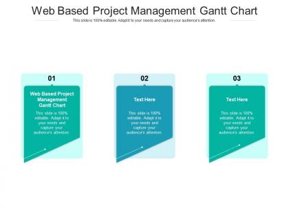 Web based project management gantt chart ppt powerpoint presentation icon examples cpb