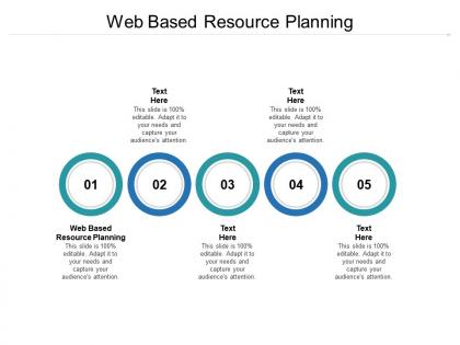 Web based resource planning ppt powerpoint presentation ideas visuals cpb