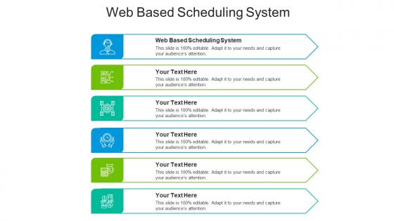 Web based scheduling system ppt powerpoint presentation inspiration ideas cpb