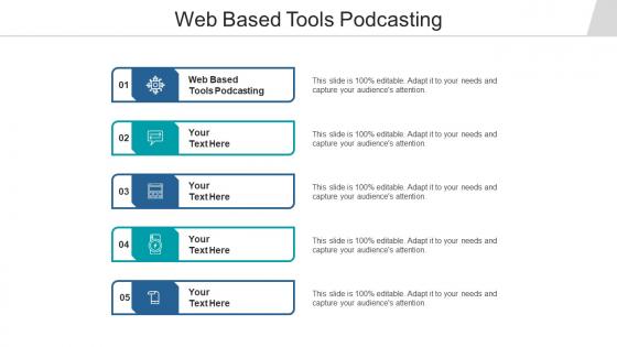 Web based tools podcasting ppt powerpoint presentation example cpb
