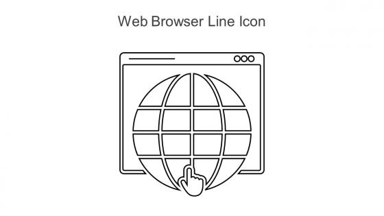 Web Browser Line Icon