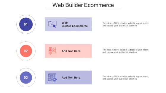 Web Builder Ecommerce Ppt Powerpoint Presentation Layouts Vector Cpb