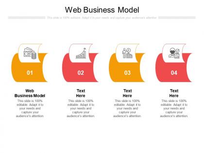 Web business model ppt powerpoint presentation summary graphics download cpb