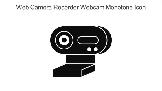 Web Camera Recorder Webcam Monotone Icon In Powerpoint Pptx Png And Editable Eps Format