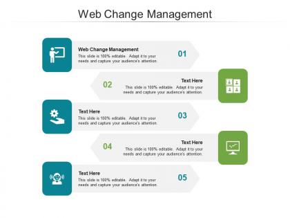 Web change management ppt powerpoint presentation inspiration format ideas cpb