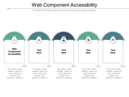 Web component accessibility ppt powerpoint presentation professional portfolio cpb