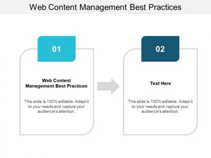 Web content management best practices ppt powerpoint presentation show file formats cpb