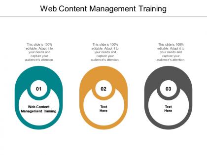 Web content management training ppt powerpoint presentation file example topics cpb
