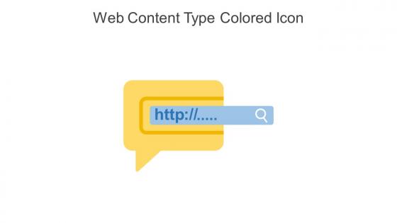Web Content Type Colored Icon In Powerpoint Pptx Png And Editable Eps Format