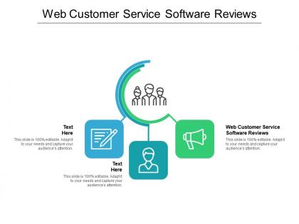 Web customer service software reviews ppt powerpoint presentation layouts file formats cpb