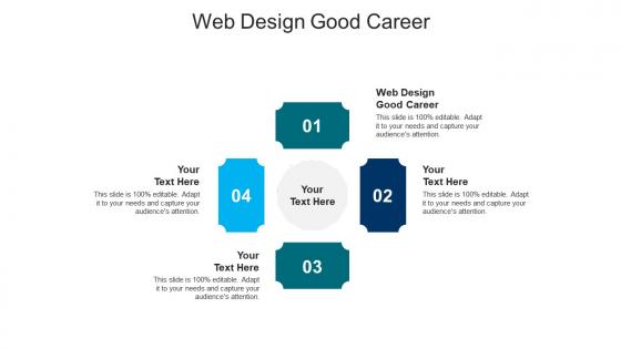 Web design good career ppt powerpoint presentation icon skills cpb