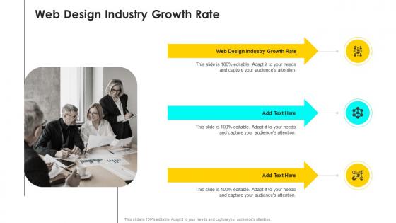 Web Design Industry Growth Rate In Powerpoint And Google Slides Cpb