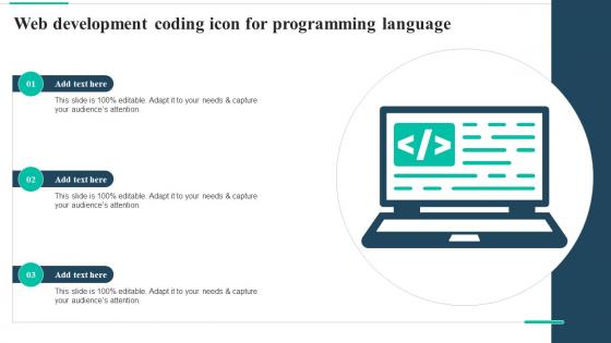 Web Development Coding Icon For Programming Language