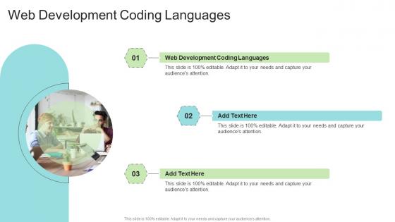 Web Development Coding Languages In Powerpoint And Google Slides Cpb