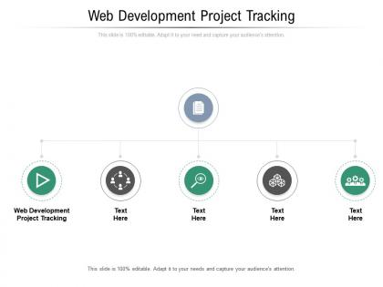 Web development project tracking ppt powerpoint presentation summary ideas cpb