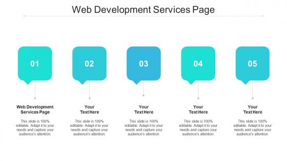 Web development services page ppt powerpoint presentation gallery designs cpb