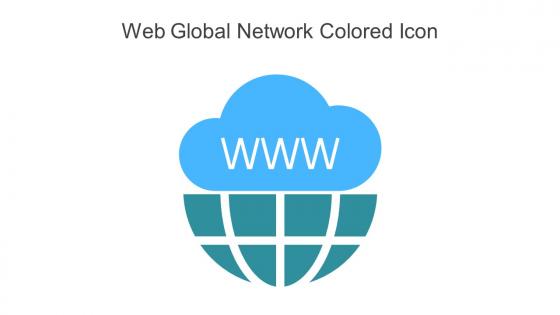 Web Global Network Colored Icon In Powerpoint Pptx Png And Editable Eps Format