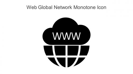 Web Global Network Monotone Icon In Powerpoint Pptx Png And Editable Eps Format