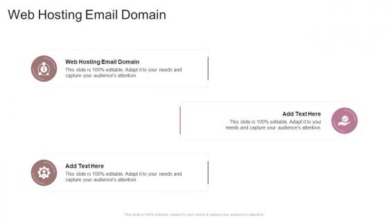 Web Hosting Email Domain In Powerpoint And Google Slides Cpb