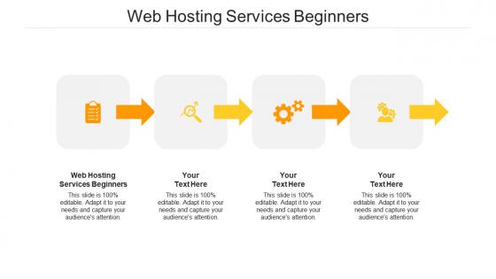 Web hosting services beginners ppt powerpoint presentation inspiration elements cpb