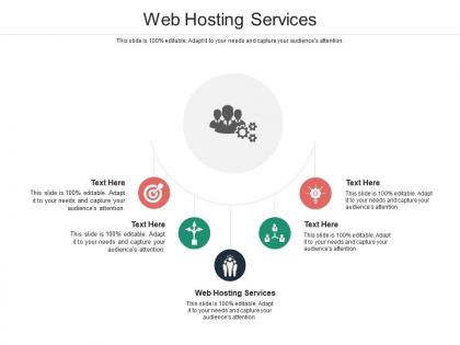 Web hosting services ppt powerpoint presentation icon example cpb