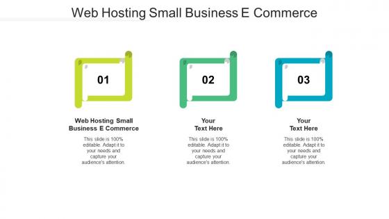 Web hosting small business e commerce ppt powerpoint presentation portfolio templates cpb