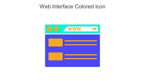 Web Interface Colored Icon In Powerpoint Pptx Png And Editable Eps Format