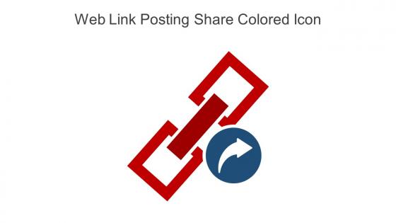 Web Link Posting Share Colored Icon In Powerpoint Pptx Png And Editable Eps Format