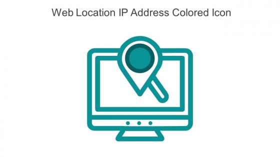 Web Location IP Address Colored Icon In Powerpoint Pptx Png And Editable Eps Format