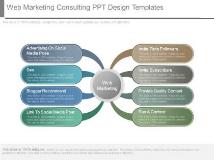 Web marketing consulting ppt design templates