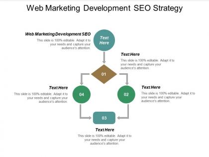 Web marketing development seo strategy ppt powerpoint presentation file sample cpb