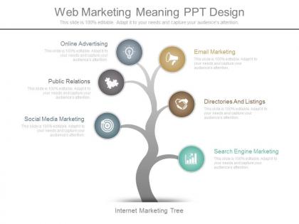 Web marketing meaning ppt design