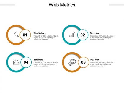 Web metrics ppt powerpoint presentation file infographic template cpb