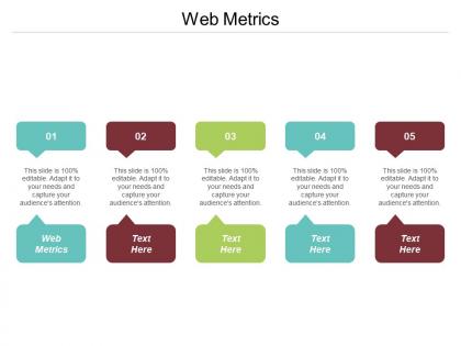 Web metrics ppt powerpoint presentation gallery vector cpb