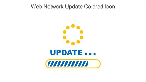 Web Network Update Colored Icon In Powerpoint Pptx Png And Editable Eps Format