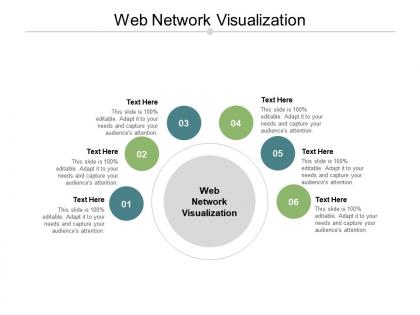 Web network visualization ppt powerpoint presentation infographic template gridlines cpb