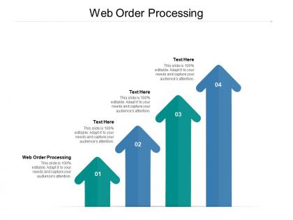Web order processing ppt powerpoint presentation gallery tips cpb