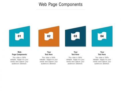 Web page components ppt powerpoint presentation icon microsoft cpb