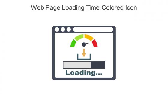 Web Page Loading Time Colored Icon In Powerpoint Pptx Png And Editable Eps Format