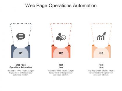 Web page operations automation ppt powerpoint presentation ideas icons cpb
