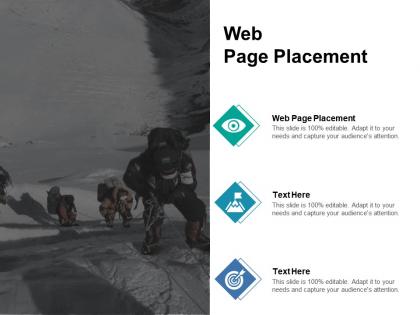 Web page placement ppt powerpoint presentation icon pictures cpb