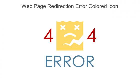 Web Page Redirection Error Colored Icon In Powerpoint Pptx Png And Editable Eps Format