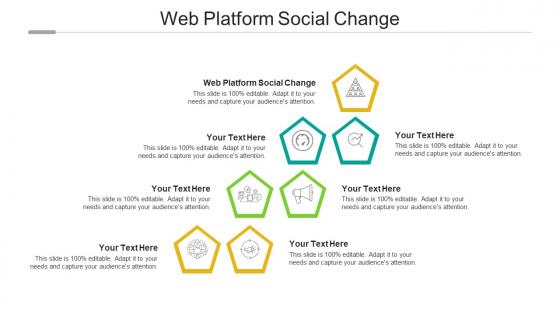 Web platform social change ppt powerpoint presentation visual aids outline cpb