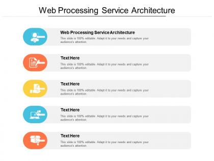 Web processing service architecture ppt powerpoint presentation outline professional cpb