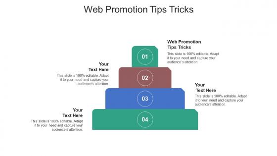Web promotion tips tricks ppt powerpoint presentation show portfolio cpb