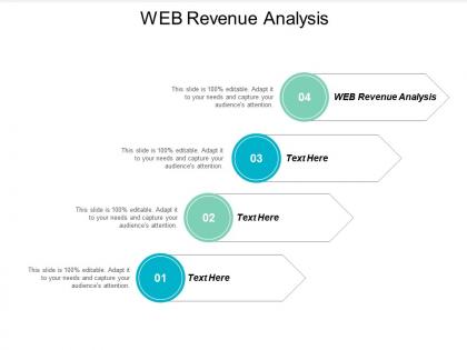 Web revenue analysist ppt powerpoint presentation icon diagrams cpb